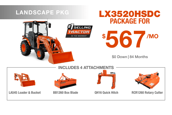 LX3520HSDC Tractor Package